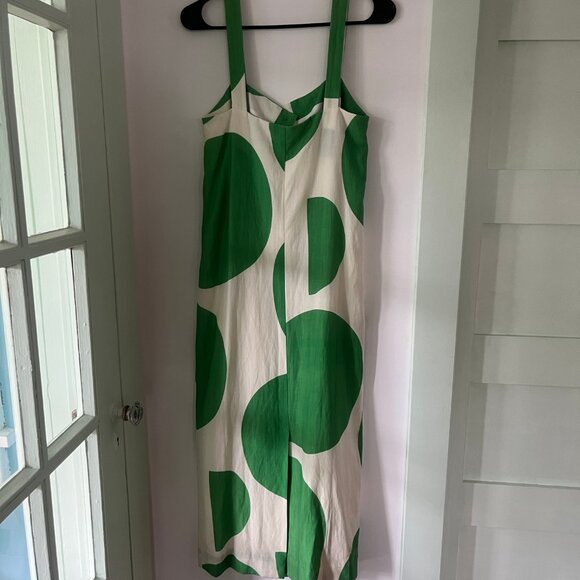 Mara Hoffman Maureen Midi Button Down Dress-Tondo Green, Sz XS - Picture 12 of 16